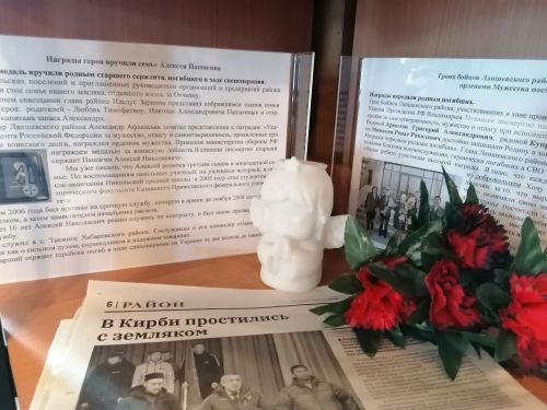 Выставку в Лаишевской библиотеке посвятили участникам СВО