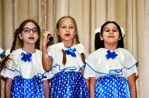 В Нармонке встреча с жителями сельского поселения началась с небольшой концертной программы