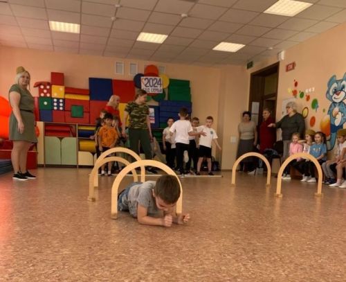В «Ромашке» прошли спортивные соревнования «Гордимся СВОими»