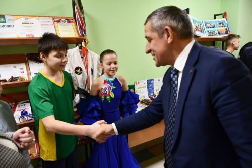 Встреча с жителями Габишевского поселения прошла в местной школе
