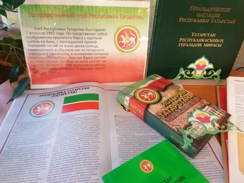 Лаишевцев знакомят с гербом Татарстана
