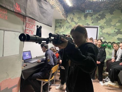 Студентки Лаишевского техникума сдавали ГТО