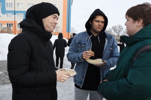 Сегодня в Лаишевском техникуме отметили Широкий четверг