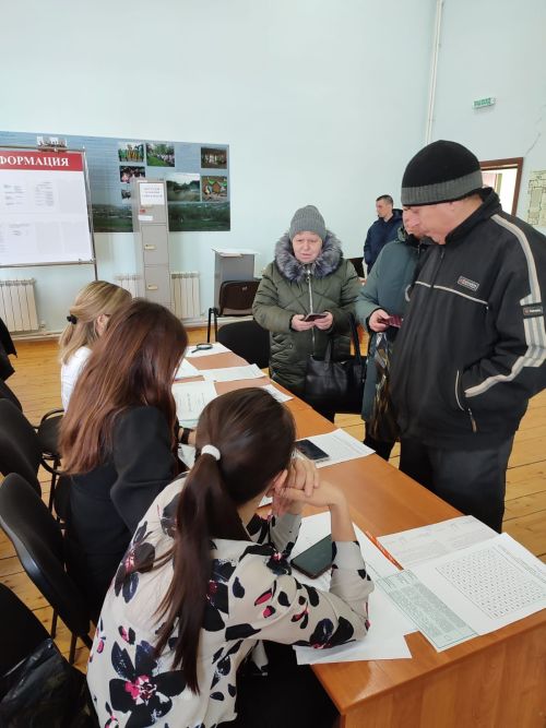 В Пелево наблюдается высокая активность избирателей