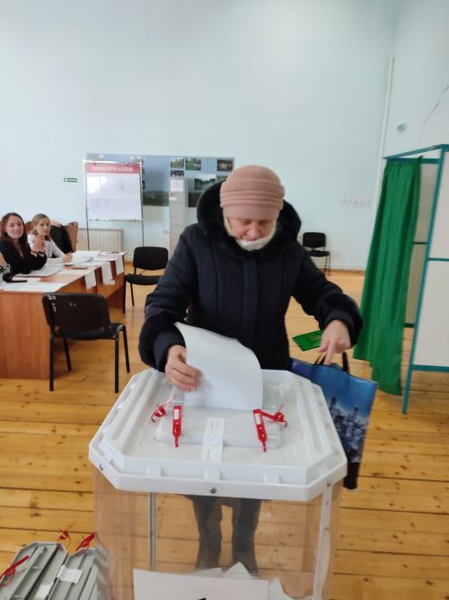 В Пелево наблюдается высокая активность избирателей