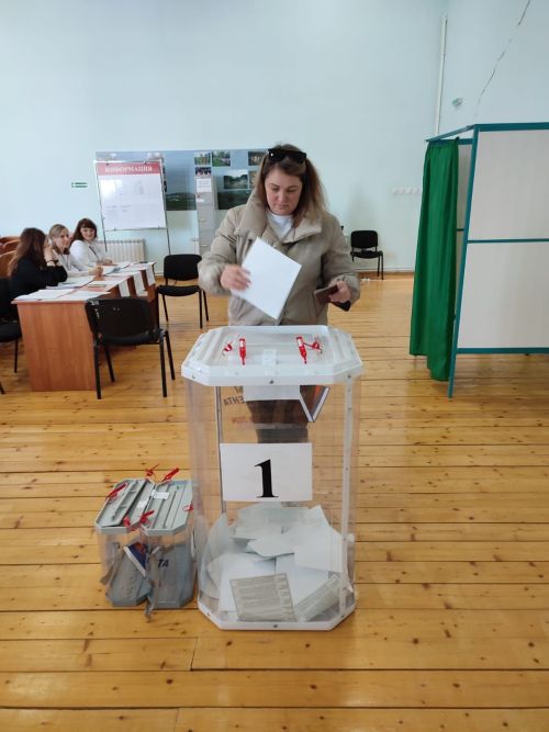 В Пелево наблюдается высокая активность избирателей