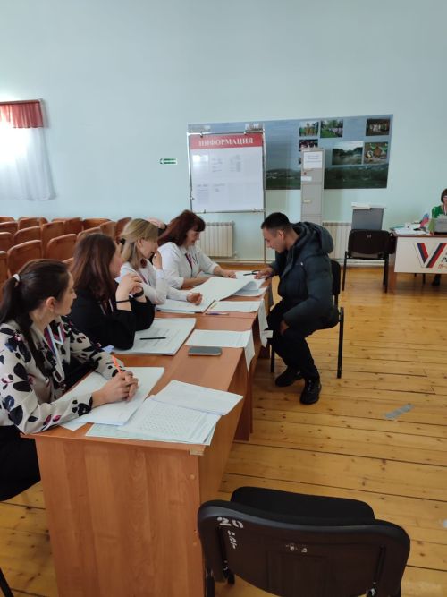 В Пелево наблюдается высокая активность избирателей