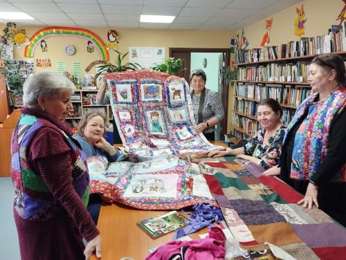 В Лаишевском районе провели мастер-класс по лоскутному шитью