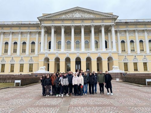 На каникулах сокуровские школьники посетили Санкт-Петербург