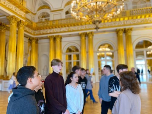 На каникулах сокуровские школьники посетили Санкт-Петербург