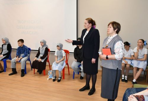 В музее г. Лаишево школьники показали постановку о детях войны Лаишевского района.