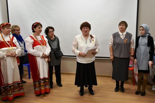 В музее г. Лаишево школьники показали постановку о детях войны Лаишевского района.
