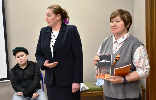 В музее г. Лаишево школьники показали постановку о детях войны Лаишевского района.