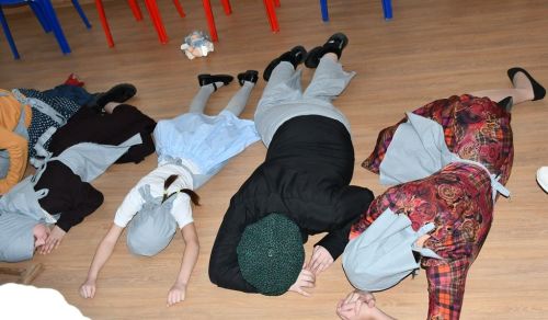 В музее г. Лаишево школьники показали постановку о детях войны Лаишевского района.
