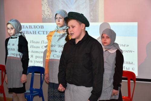 В музее г. Лаишево школьники показали постановку о детях войны Лаишевского района.