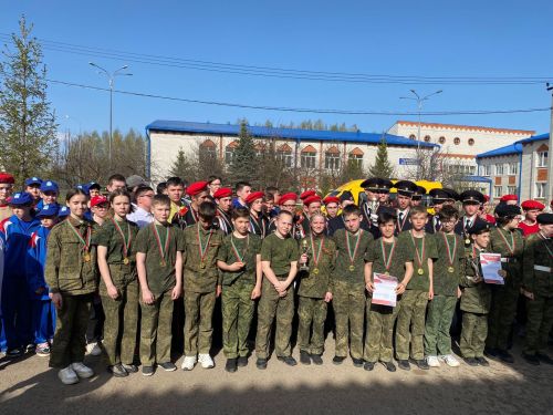 Лидером военно-патриотической игры «Зарница 2.0» стала команда Столбищенской школы