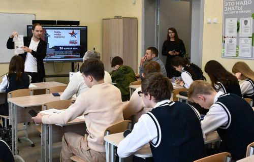 В Лаишевском районе писали «Диктант Победы»