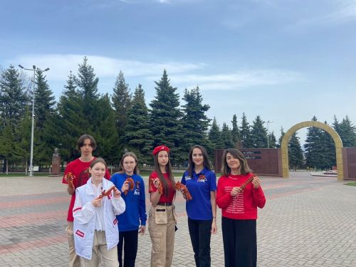 В Лаишеве проходит акция «Георгиевская ленточка»