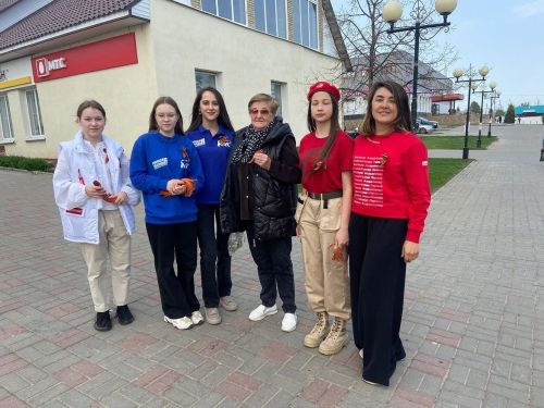 В Лаишеве проходит акция «Георгиевская ленточка»