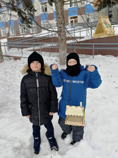 Лаишевские школьники заботятся о пернатых друзьях