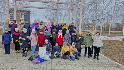 В Усадской прогимназии Лаишевского района прошел масштабный субботник