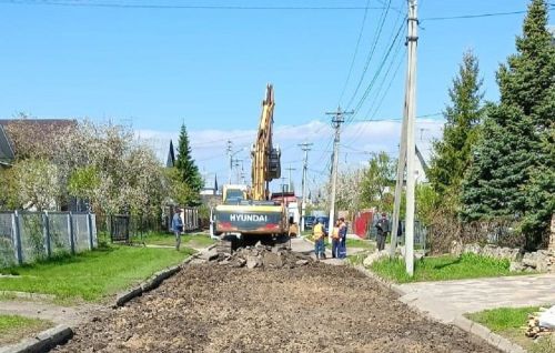 В Лаишевском районе начали асфальтировать еще одну улицу