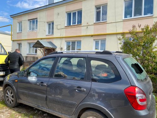 В Усадах очевидцы на расстоянии 500 метров слышали громкий хлопок