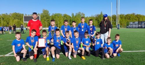 В соревнованиях по тэг-регби команда Столбищенской школы вошла в тройку лидеров