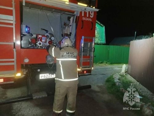 Лаеш районында янгында ике кеше пешкән