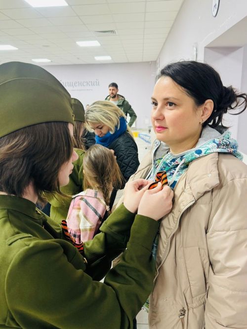 Акция «Георгиевская ленточка» объединяет жителей Лаишевского района
