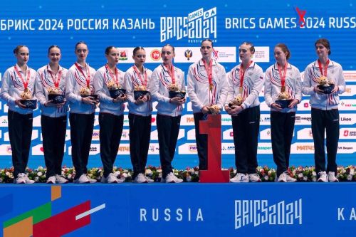 На Играх БРИКС четыре золота завоевали в составе сборной России татарстанские спортсменки по синхронному плаванию