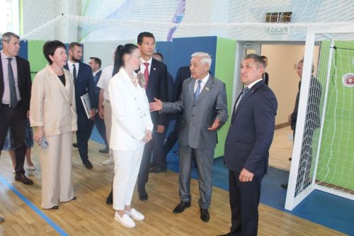 Гостем Дня знаний в Лаишевском районе стал Фарид Мухаметшин