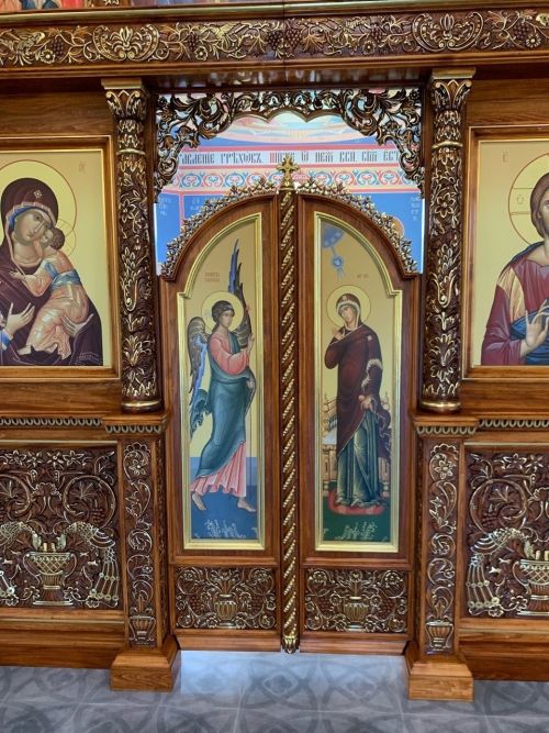 Фото дня: иконостас в новом храме Лаишевского района