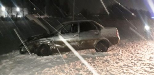 За час до Нового года пьяный водитель устроил ДТП
