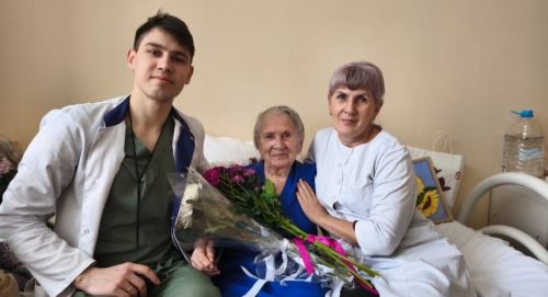 В Лаишевском районе поздравили 90-летнюю юбиляршу