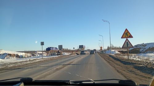 Работам по строительству дорог в Лаишевском районе погодные условия не помеха