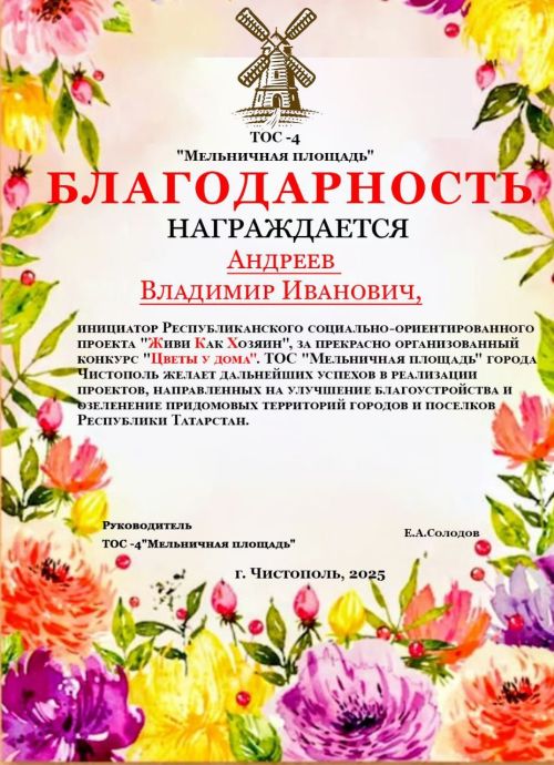 «Цветы у дома»: торжество красоты и благоустройства