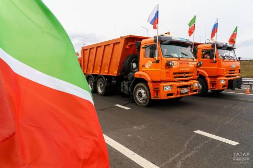 Владимир Путин запустил объезд села Сокуры в Татарстане