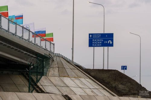 Владимир Путин запустил объезд села Сокуры в Татарстане
