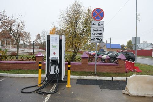 В Лаишеве установлена зарядная станция для электромобилей