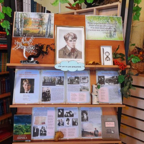 Книжная выставка «Кудрявый гений русской поэзии»