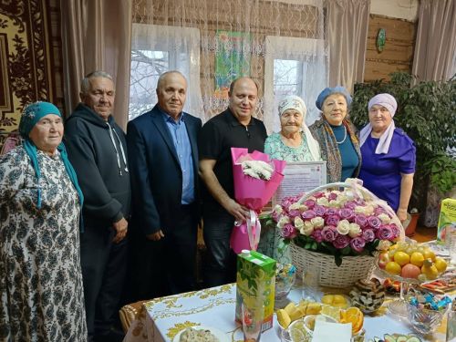 90-летний юбилей жительницы села Сингели