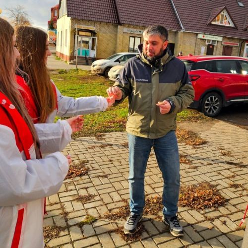 На лаишевских улицах прошла акция по отказу от табакокурения