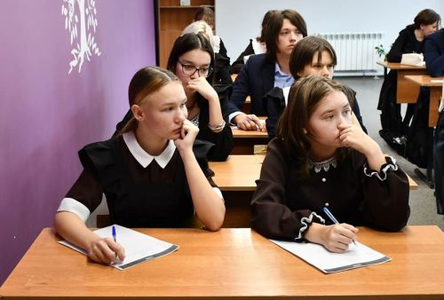 Район мәктәпләрендә «Татарча диктант» яздылар