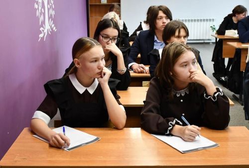Район мәктәпләрендә «Татарча диктант» яздылар