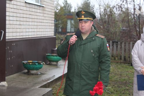 В селе Нармонка Лаишевского района открыли мемориальную доску в честь погибшего воина СВО