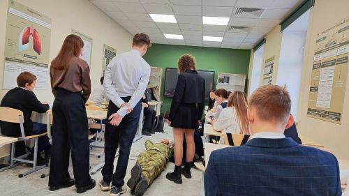 Лаеш районы яшүсмерләре тактик медицина күнекмәләрен үзләштерделәр