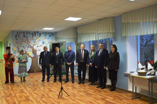 Марат Зяббаров за партой нового агрокласса