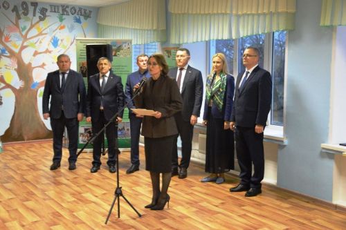 Марат Зяббаров за партой нового агрокласса