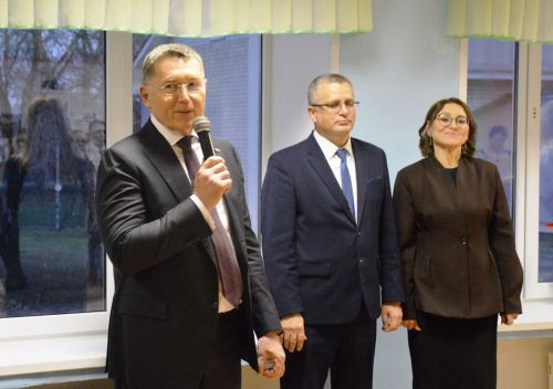 Марат Зяббаров за партой нового агрокласса